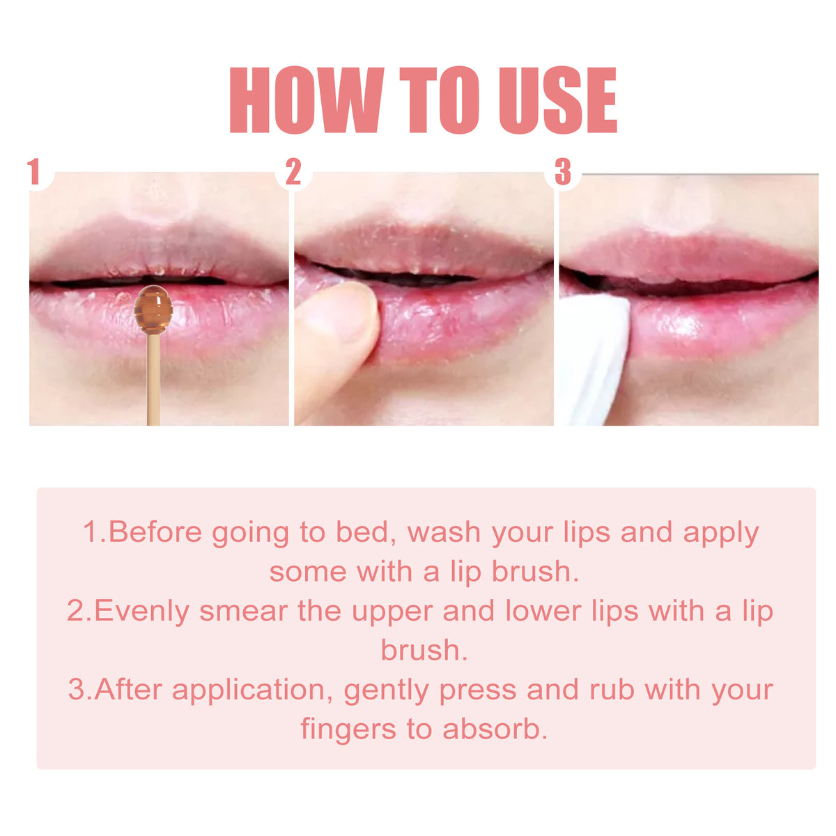 EELHOE Lip Mask Lightening Lip Lines, Hydrating, Moisturizing, Removing Dead Skin, Anti-Freezing And Cracking, Non-Greasy And Easy To Absorb Lip Balm