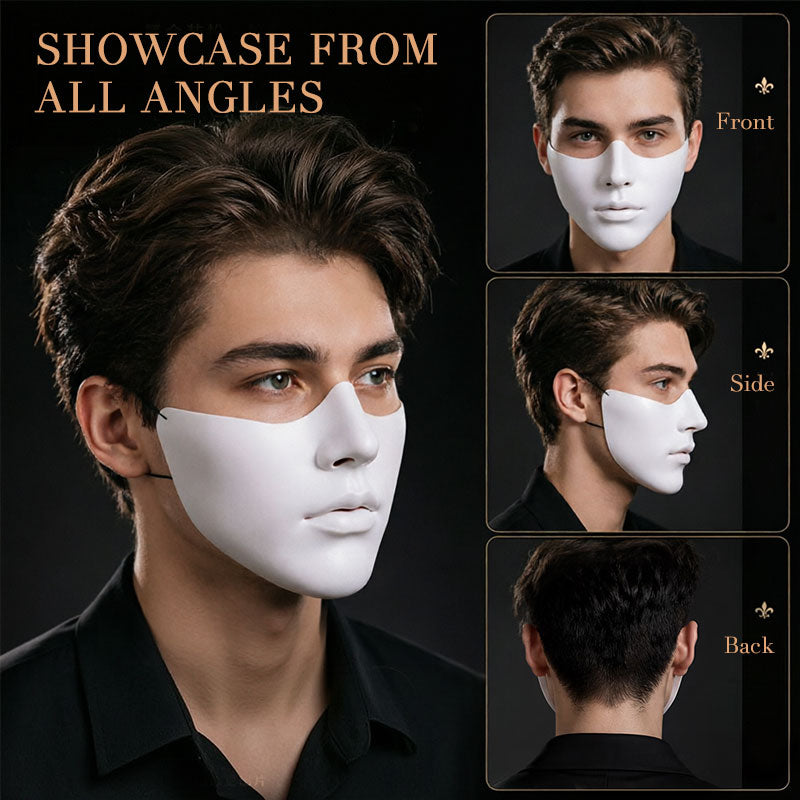 Fashion Hand Painted Half Face Mask Retro Antique Style Peking Opera Mask Cosplay Role Play Mask DIY Home Wall Decor Party Gift